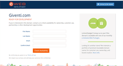 Desktop Screenshot of givento.us